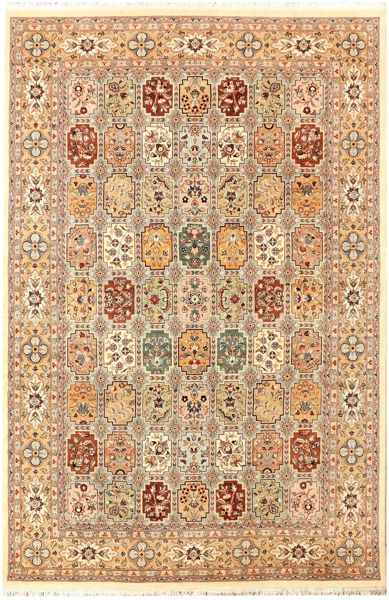 Afghan Bakhtiar Rug 5'11" x 9' Hand-Knotted | No. 44812