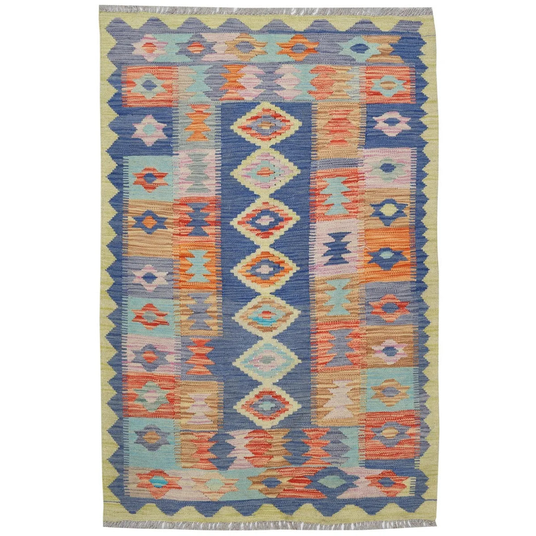 Vegetable Kilim 3' 2" x 4' 7"  - No. AL45843