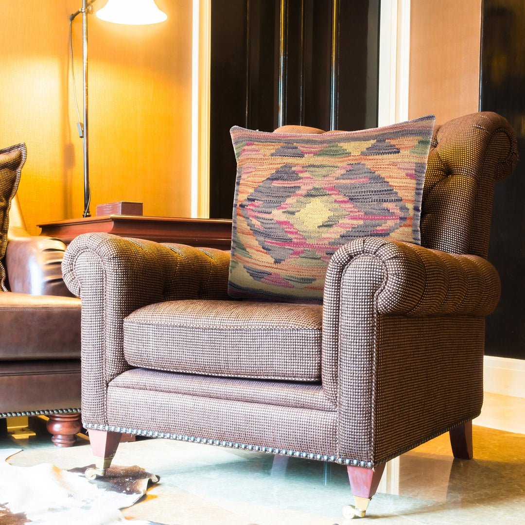 Turkish Style Kelim Cushion 1' 4" x 1' 1" - No. AL74066