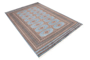 Light Slate Grey Jaldar 5'  6" x 8'  2" - No. QA84976