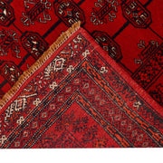 Hand Knotted Bokhara Carpet 3' 7" x 5' 1" - No. AL25371