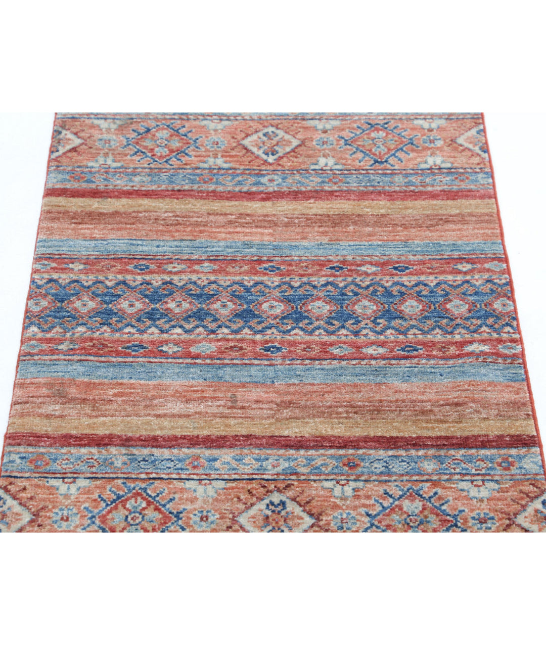 Afghan Khurjeen Rug 2' 0" x 3' 0" Hand-Knotted | No. AT41893