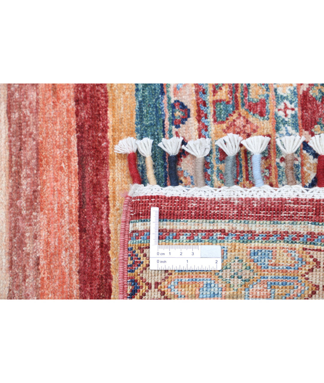Afghan Khurjeen Rug 2' 6" x 3' 10" Hand-Knotted | No. AT20607