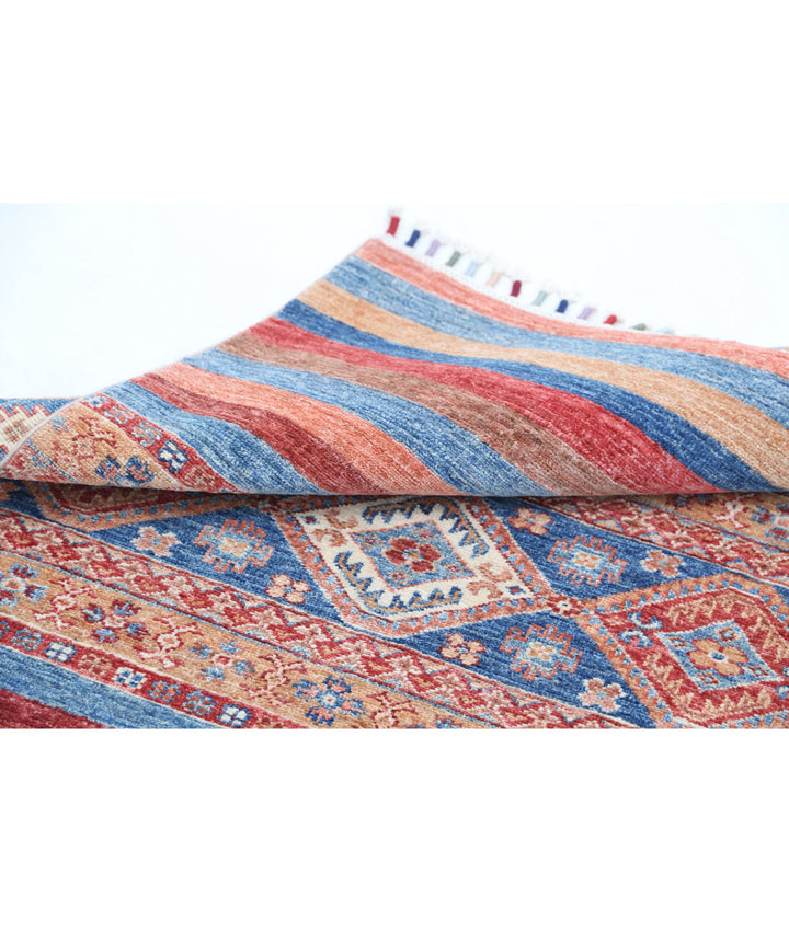 Afghan Khurjeen Rug 2' 9" x 3' 10" Hand-Knotted | No. AT91809