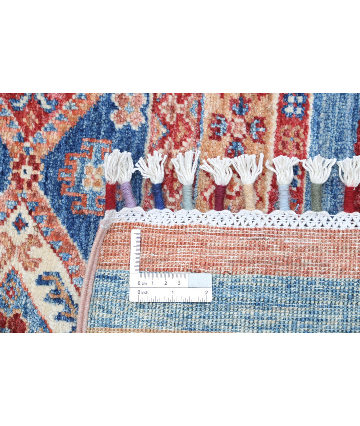 Afghan Khurjeen Rug 2' 9" x 3' 10" Hand-Knotted | No. AT91809