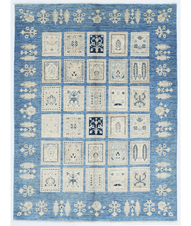 Hand Knotted Bakhtiari Wool Rug 4' 9" x 6' 6" - No. AT77997