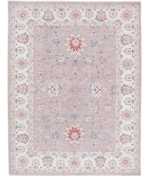 Hand Knotted Ziegler Farhan Wool Rug 4' 11" x 6' 6" - No. AT36583