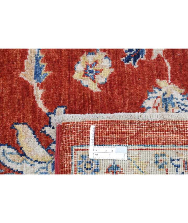 Afghan Ziegler Farhan Rug 6' 4" x 9' 6" Hand-Knotted | No. AT70691