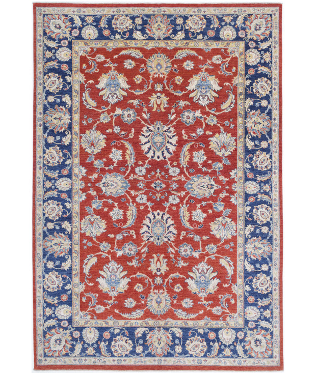 Hand Knotted Ziegler Farhan Wool Rug 6' 4" x 9' 6" - No. AT70691