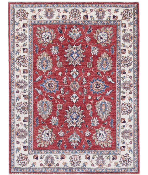 Hand Knotted Ziegler Farhan Wool Rug 4' 10" x 6' 6" - No. AT41541
