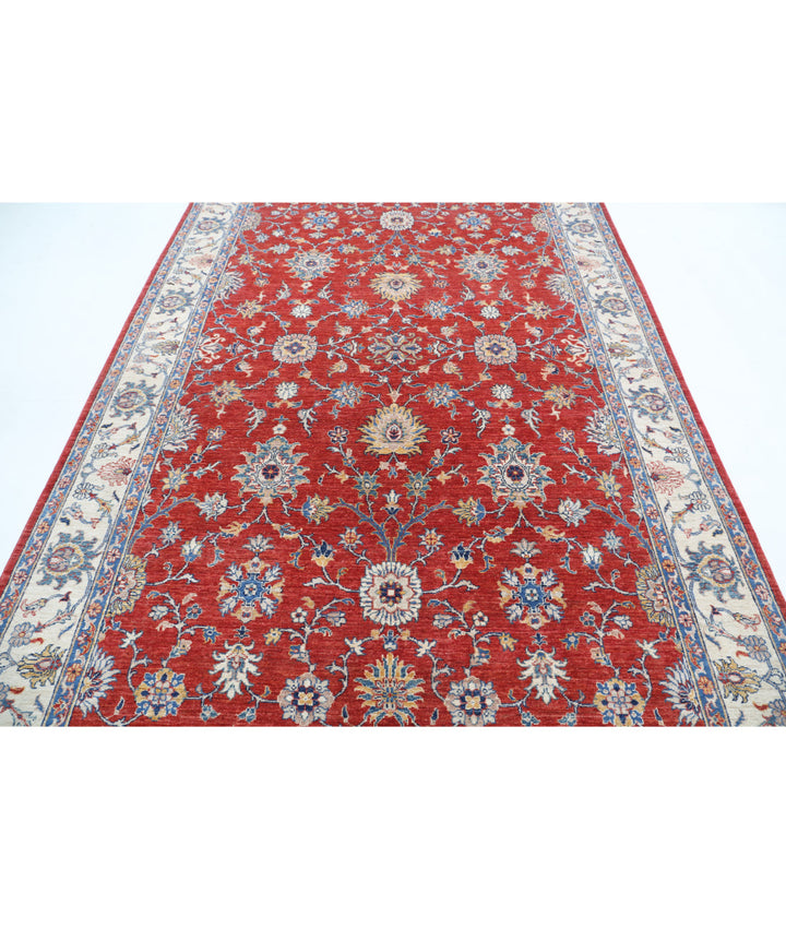 Afghan Ziegler Farhan Rug 6'5" x 9'9" Hand-Knotted | No. AT57247