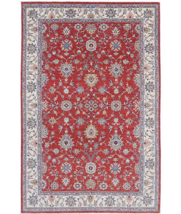 Hand Knotted Ziegler Farhan Wool Rug 6' 5" x 9' 9" - No. AT57247