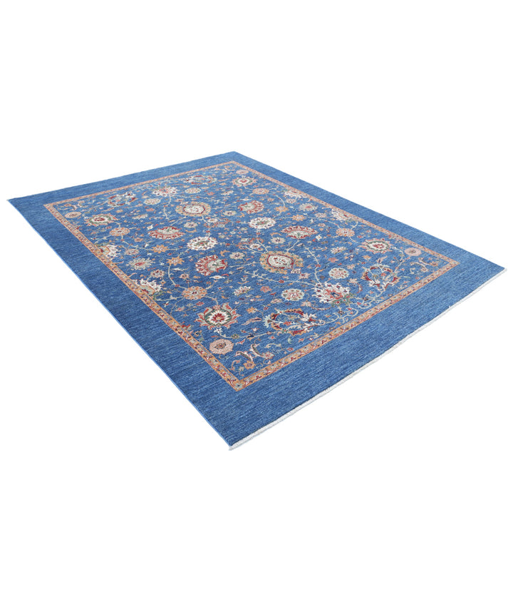 Afghan Ziegler Farhan Rug 6' 9" x 8' 10" Hand-Knotted | No. AT22823