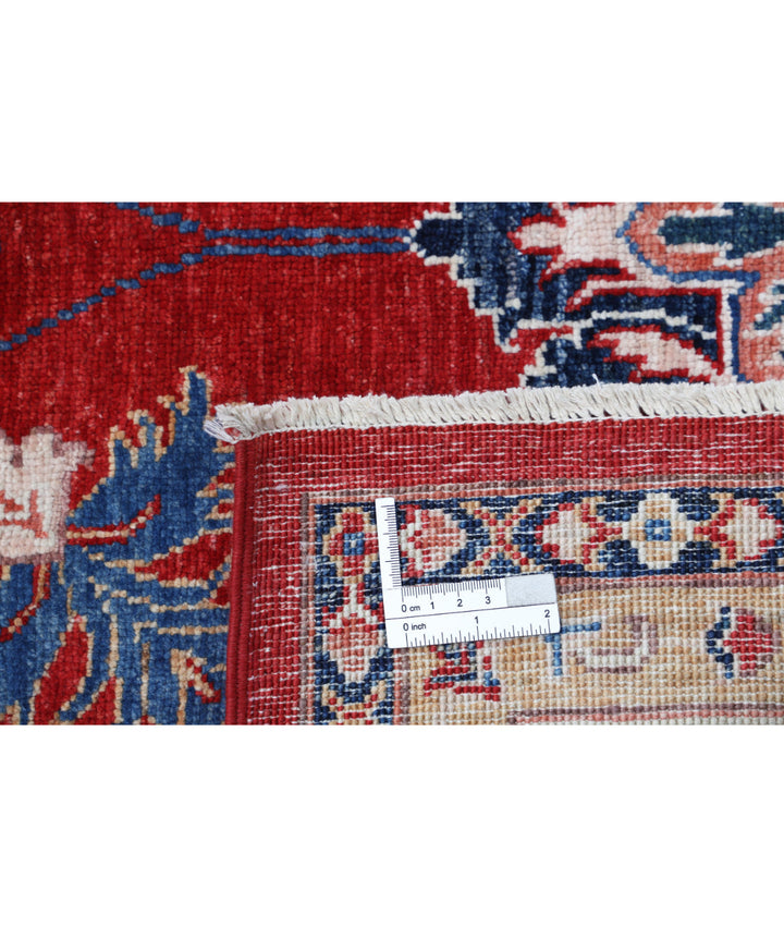 Afghan Ziegler Rug 6' 6" x 9' 4" Hand-Knotted | No. AT69241