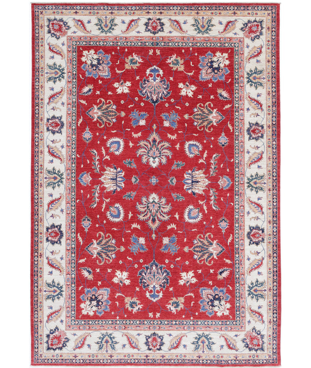 Hand Knotted Ziegler Farhan Wool Rug 6' 6" x 9' 4" - No. AT69241
