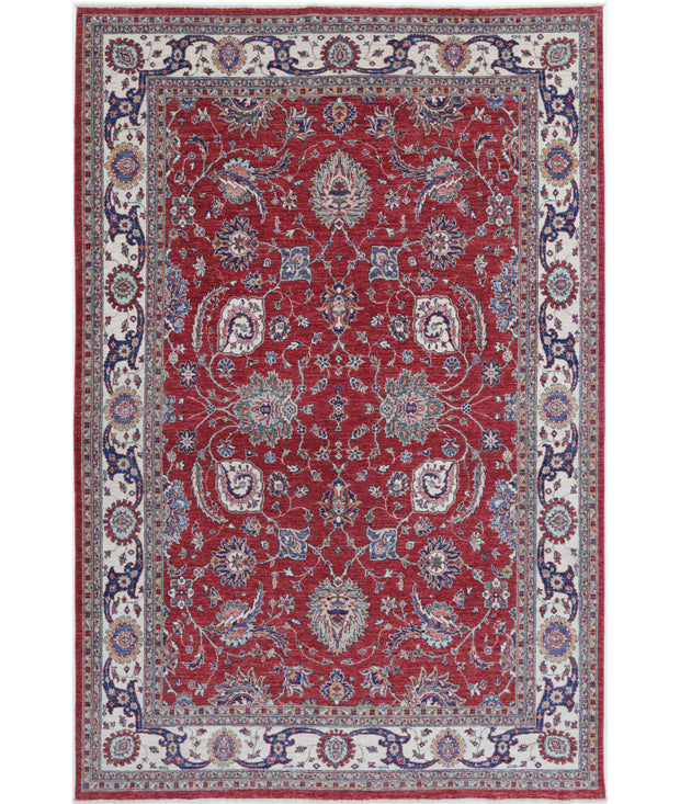 Hand Knotted Ziegler Farhan Wool Rug 6' 3" x 9' 9" - No. AT38107
