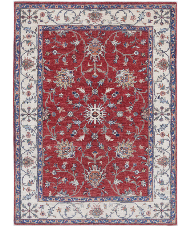Hand Knotted Ziegler Farhan Wool Rug 4' 10" x 6' 9" - No. AT36475