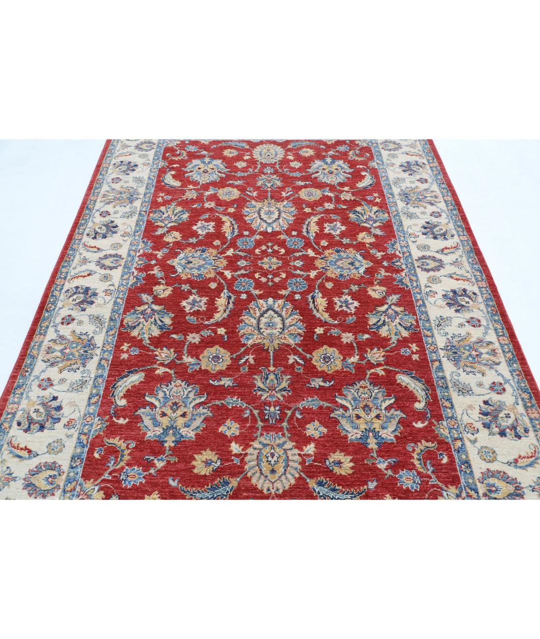 Hand Knotted Ziegler Farhan Wool Rug 5' 7" x 7' 11" - No. AT80794
