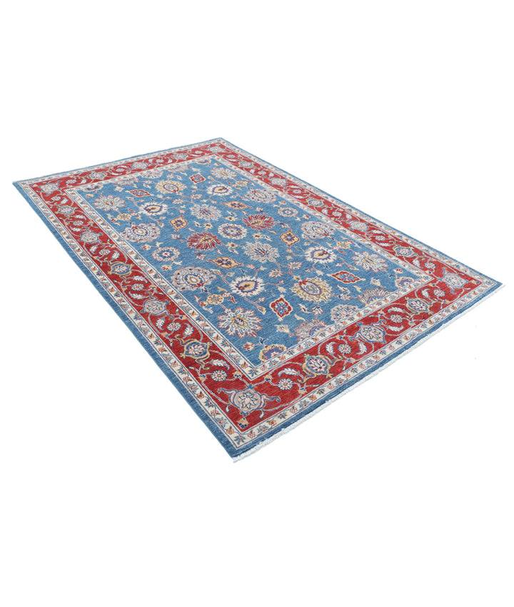 Afghan Ziegler Farhan Rug 5' 4" x 7' 10" Hand-Knotted | No. AT41113