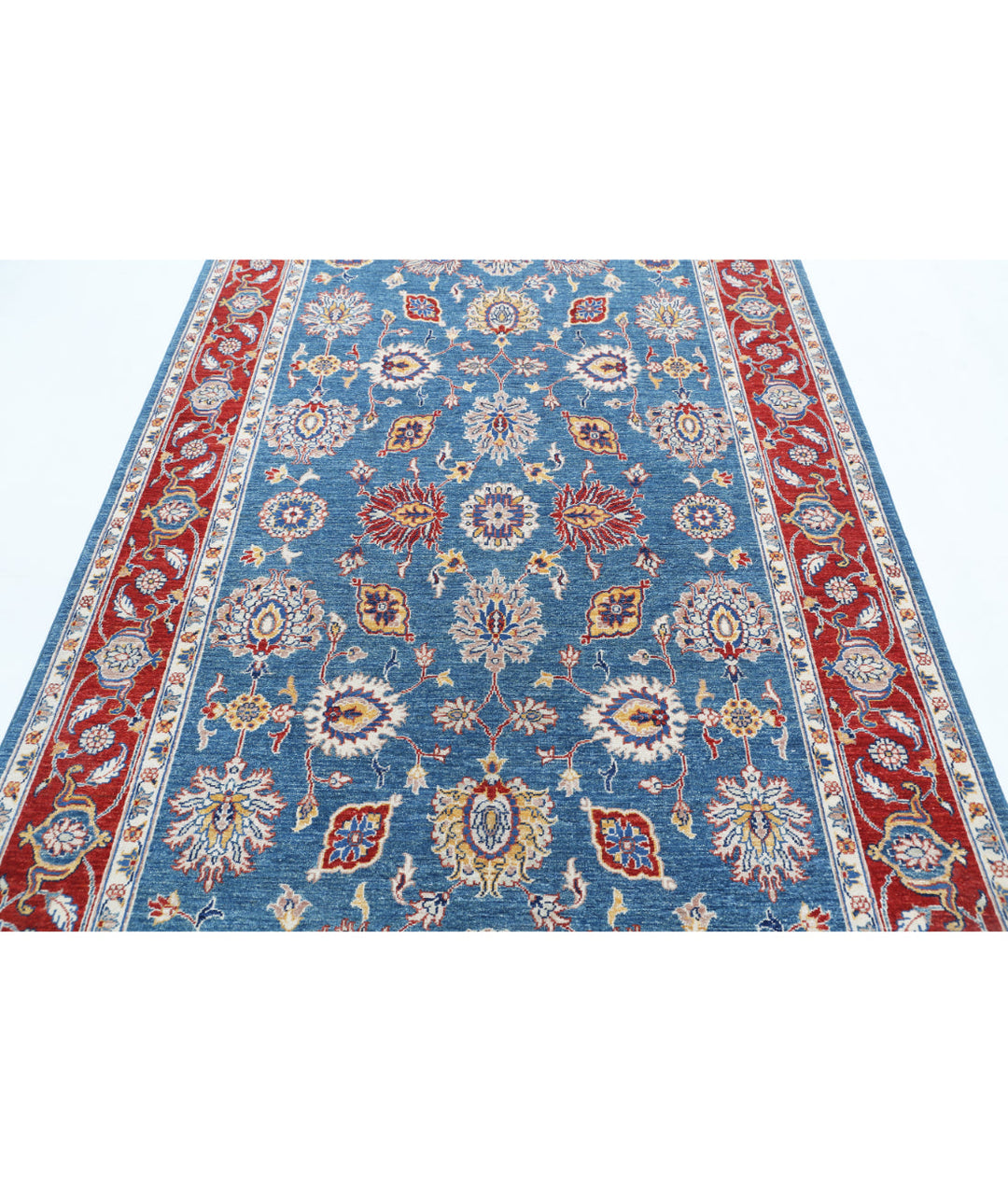 Afghan Ziegler Farhan Rug 5' 4" x 7' 10" Hand-Knotted | No. AT41113