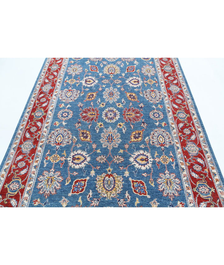Afghan Ziegler Farhan Rug 5' 4" x 7' 10" Hand-Knotted | No. AT41113