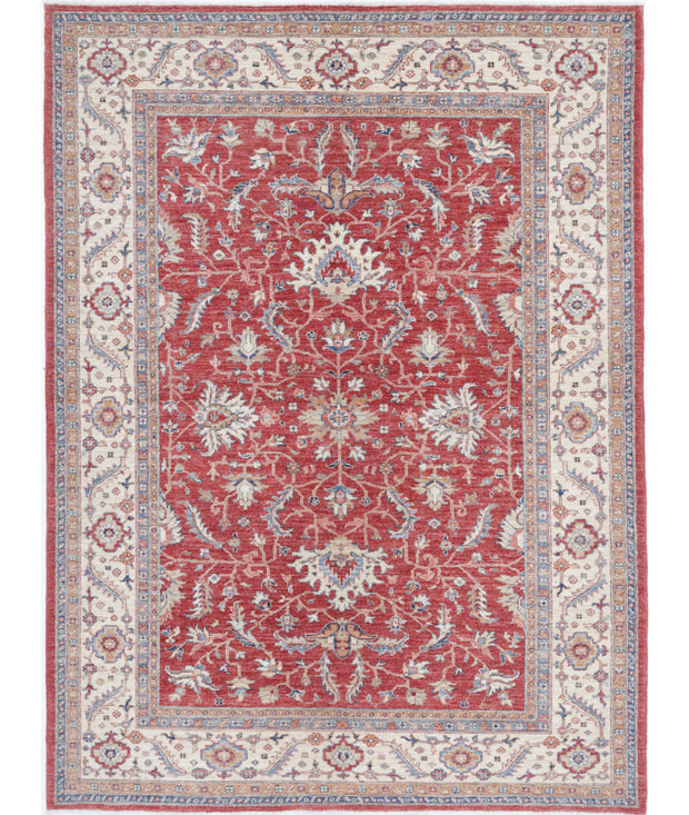 Hand Knotted Ziegler Farhan Wool Rug 5' 8" x 7' 9" - No. AT75089