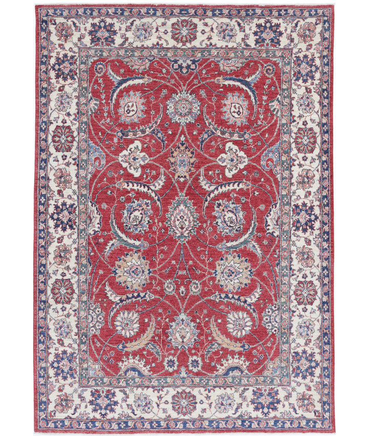 Afghan Ziegler Farhan Rug 5' 4" x 8' 0" Hand-Knotted