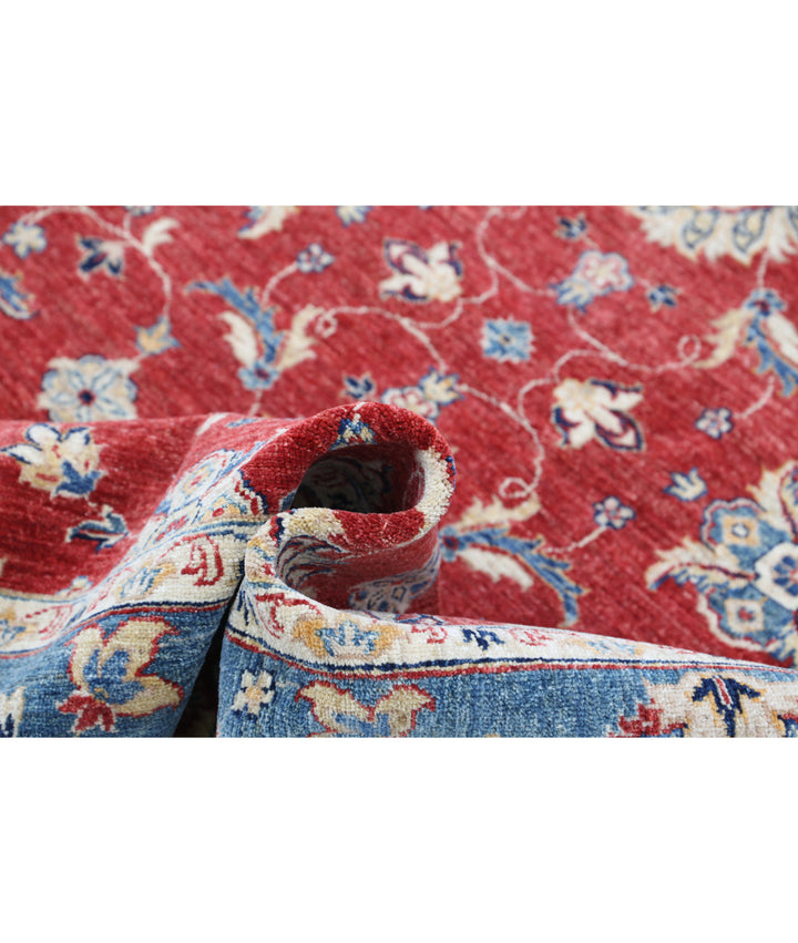 Afghan Ziegler Farhan Rug 5' 6" x 7' 6" Hand-Knotted | No. AT21904