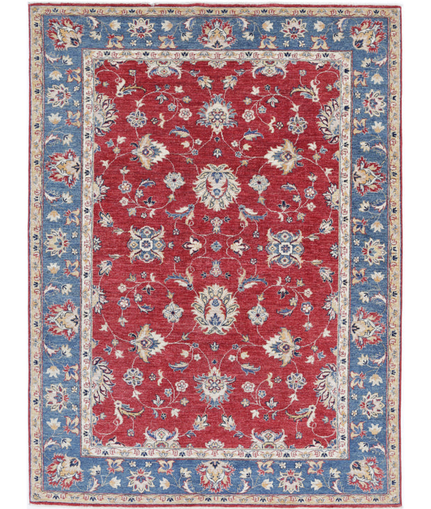 Hand Knotted Ziegler Farhan Wool Rug 5' 6" x 7' 6" - No. AT21904