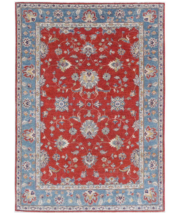 Hand Knotted Ziegler Farhan Wool Rug 5' 5" x 7' 10" - No. AT89206