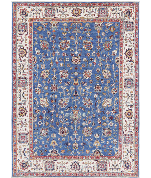 Hand Knotted Ziegler Farhan Wool Rug 5' 6" x 7' 9" - No. AT64853