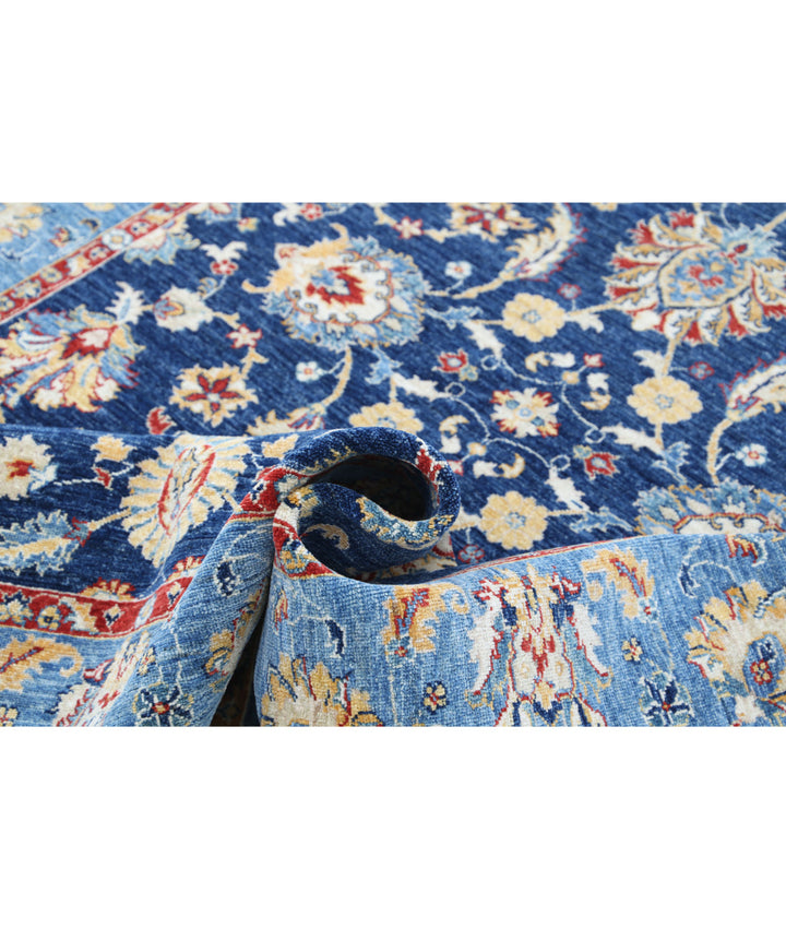 Afghan Ziegler Farhan Rug 5' 8" x 7' 10" Hand-Knotted | No. AT40436
