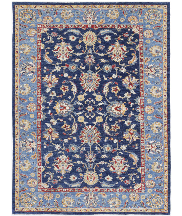 Afghan Ziegler Farhan Rug 5' 8" x 7' 10" Hand-Knotted