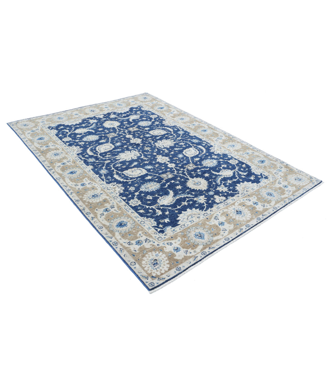 Hand Knotted Ziegler Farhan Wool Rug 5' 6" x 7' 11" - No. AT227000