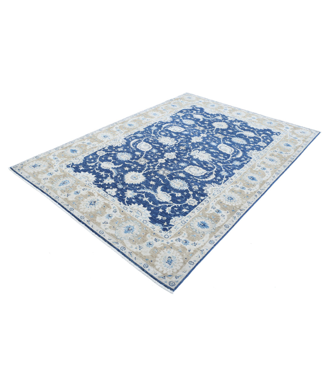 Hand Knotted Ziegler Farhan Wool Rug 5' 6" x 7' 11" - No. AT227000