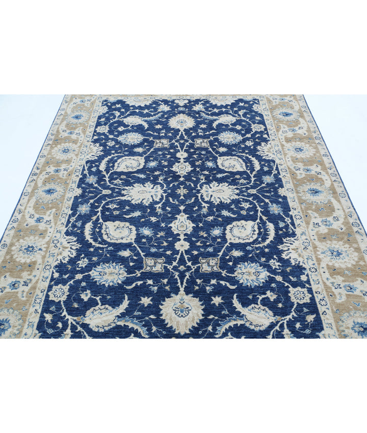 Hand Knotted Ziegler Farhan Wool Rug 5' 6" x 7' 11" - No. AT227000