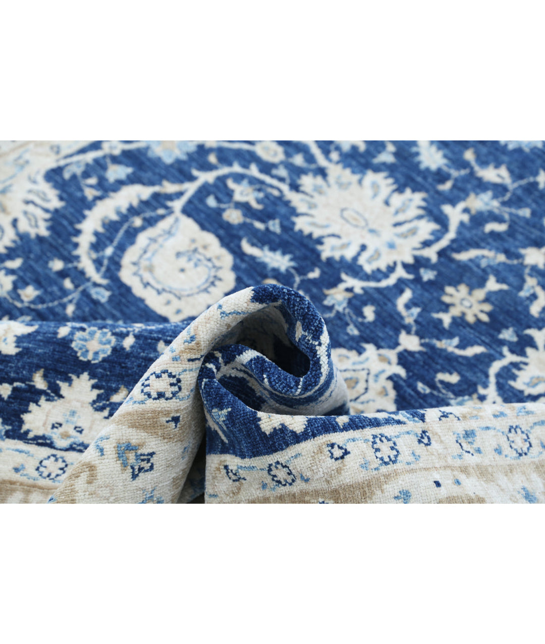 Hand Knotted Ziegler Farhan Wool Rug 5' 6" x 7' 11" - No. AT227000