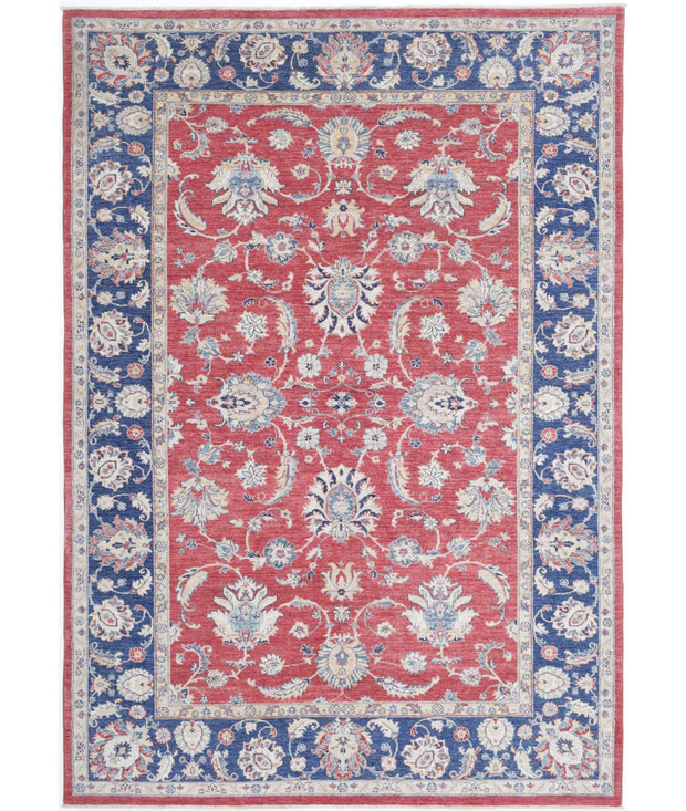 Hand Knotted Ziegler Farhan Wool Rug 6' 8" x 9' 8" - No. AT52465