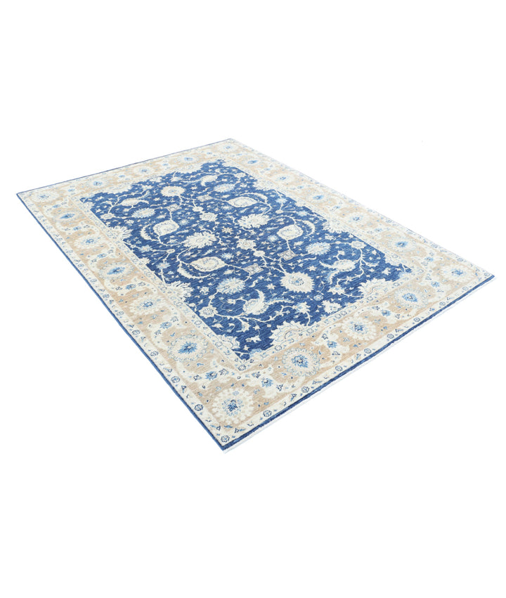 Afghan Ziegler Farhan Rug 5'8" x 7'6" Hand-Knotted | No. AT69887