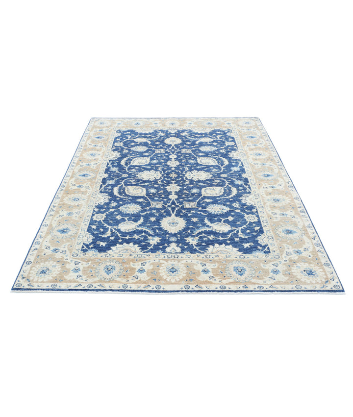 Afghan Ziegler Farhan Rug 5'8" x 7'6" Hand-Knotted | No. AT69887