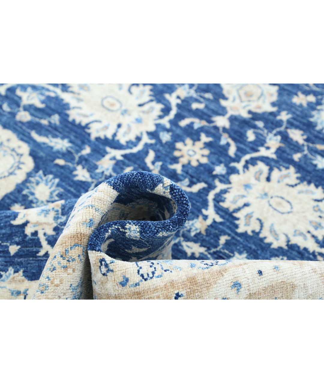 Afghan Ziegler Farhan Rug 5'8" x 7'6" Hand-Knotted | No. AT69887