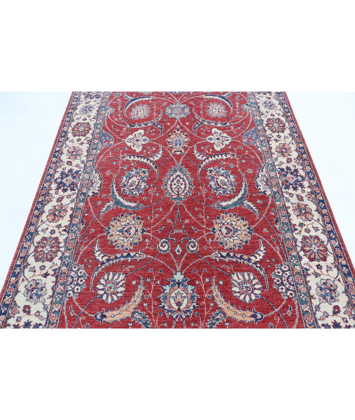 Afghan Ziegler Farhan Rug 5' 4" x 8' 0" Hand-Knotted | No. AT52127