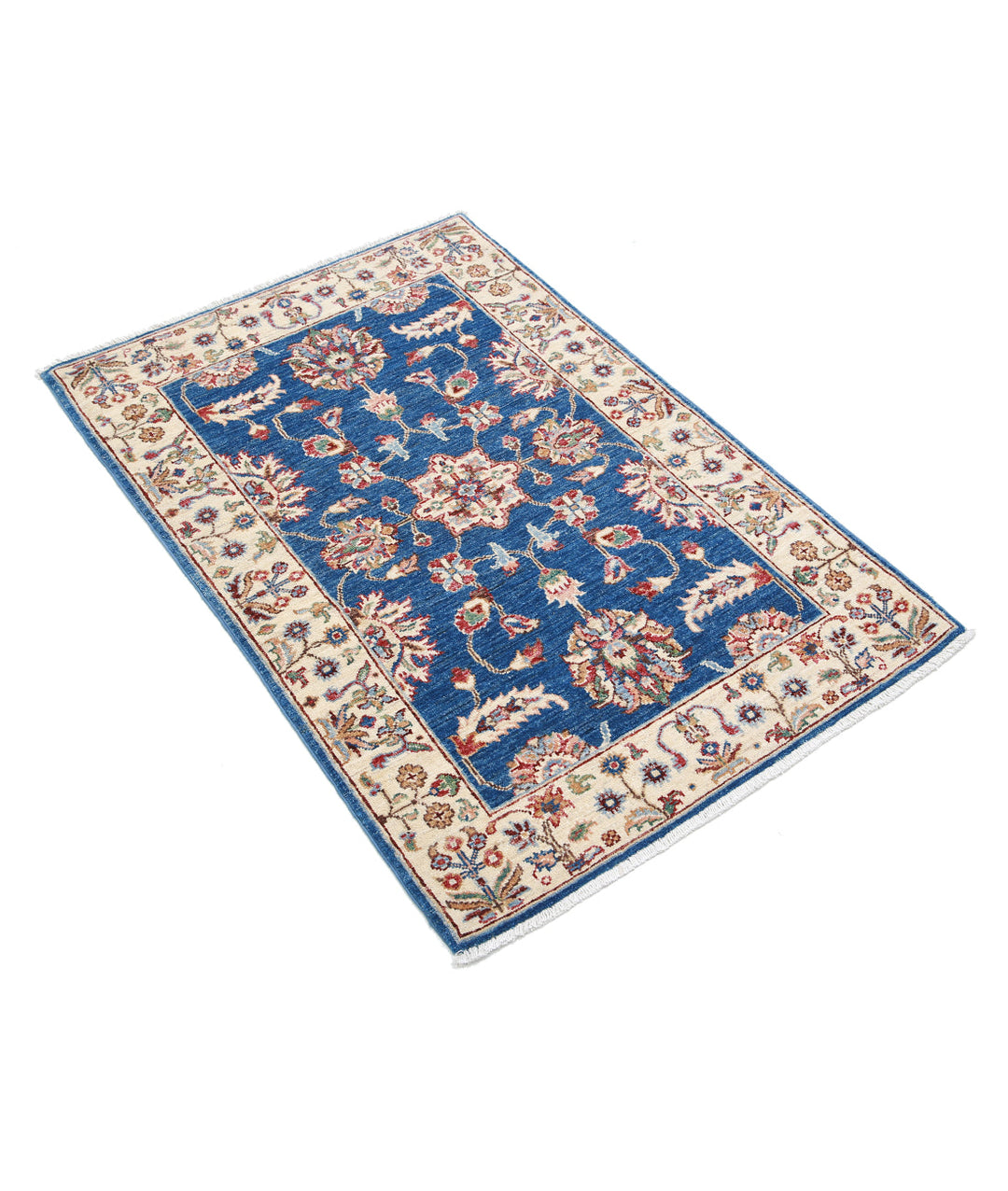 Afghan Ziegler Farhan Rug 2' 7" x 3' 10" Hand-Knotted | No. AT43124