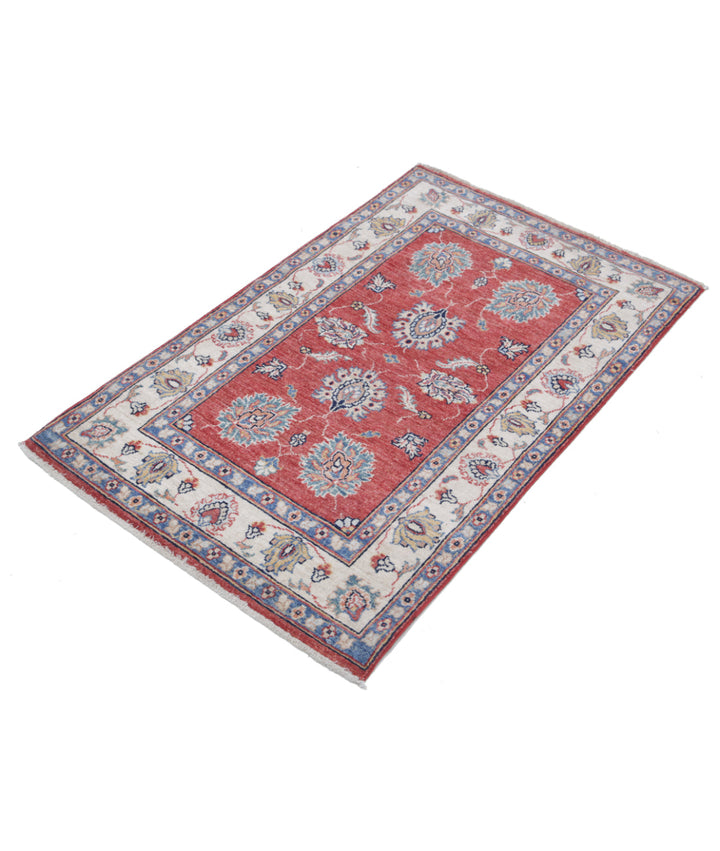 Afghan Ziegler Rug 2' 7" x 4' 4" Hand-Knotted | No. AT56564