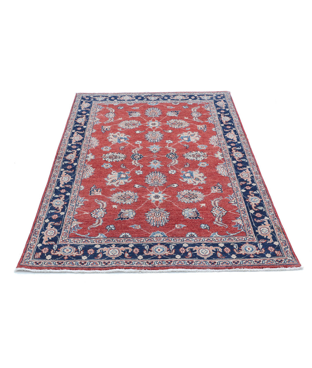 Afghan Ziegler Farhan Rug 3' 9" x 6' 0" Hand-Knotted | No. AT14145