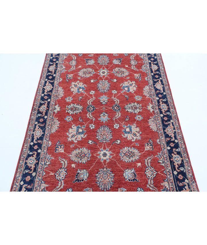 Afghan Ziegler Farhan Rug 3' 9" x 6' 0" Hand-Knotted | No. AT14145