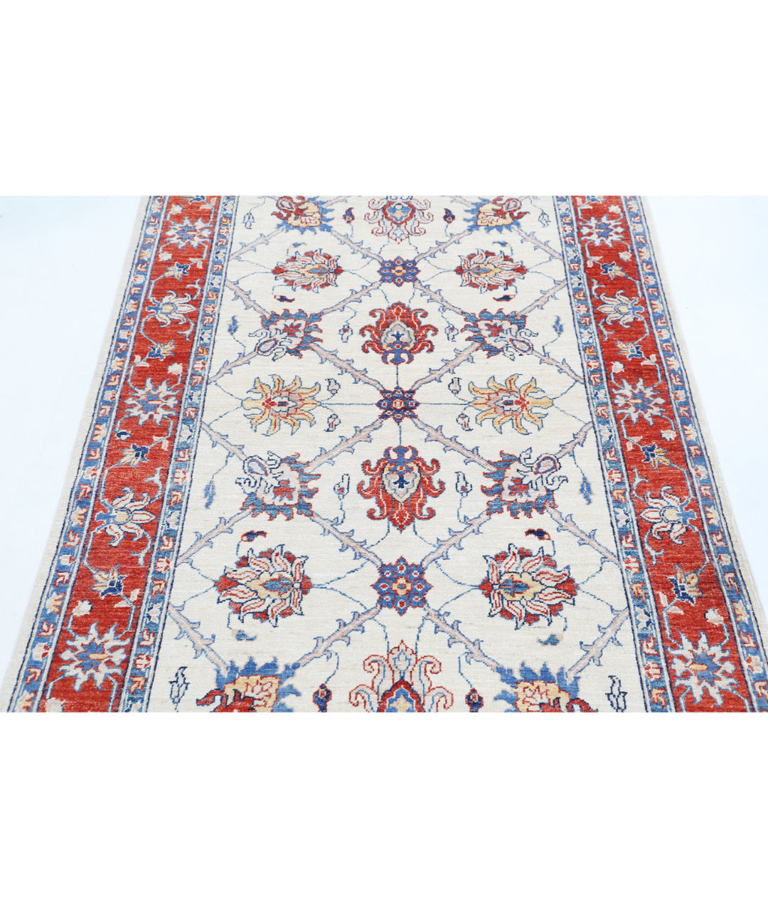 Afghan Ziegler Farhan Rug 3' 10" x 5' 10" Hand-Knotted | No. AT74220