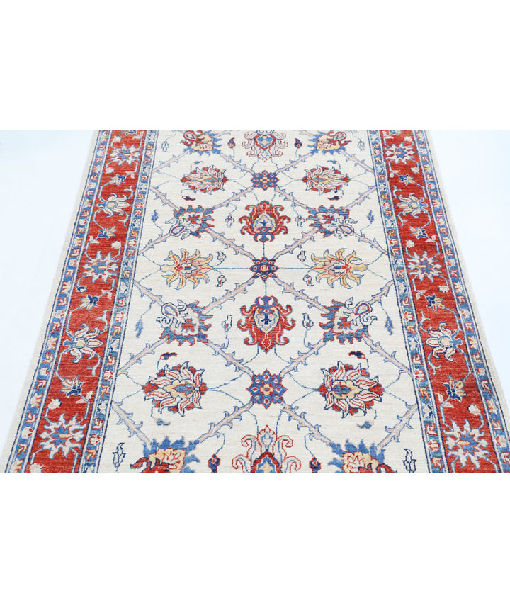 Afghan Ziegler Farhan Rug 3' 10" x 5' 10" Hand-Knotted | No. AT74220