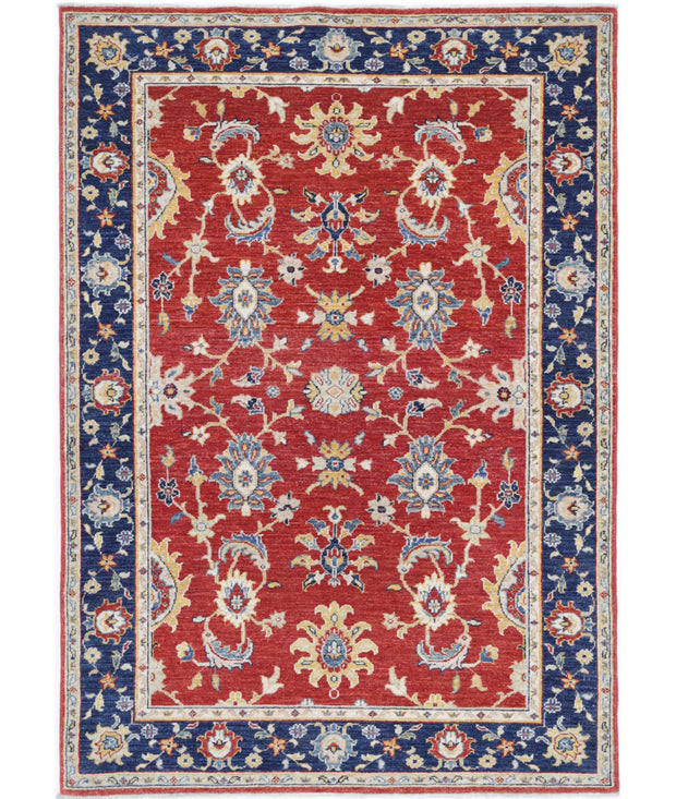 Hand Knotted Ziegler Farhan Wool Rug 3' 11" x 5' 8" - No. AT34133