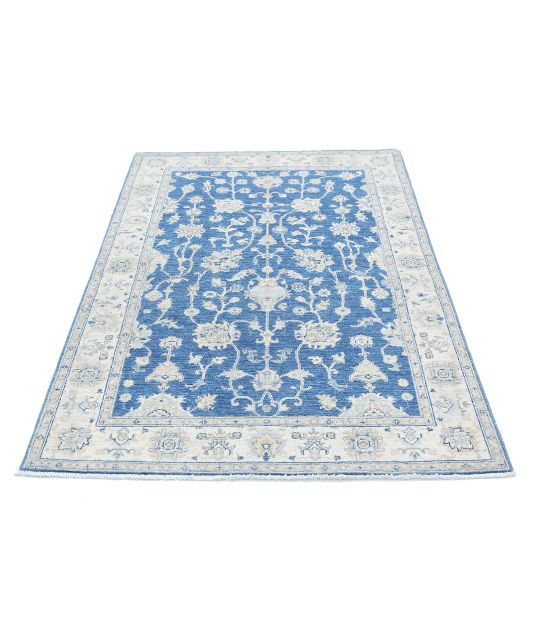 Afghan Ziegler Farhan Rug 3' 10" x 6' 0" Hand-Knotted | No. AT15954